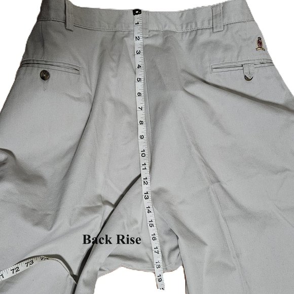 Tommy Hilfiger Pleated Front Men's Khaki Pants 42x30 - Picture 7 of 16